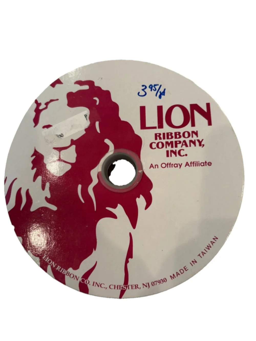 Lion Ribbon Co. Full Roll Upscale Christmas Ribbon-2.5” X 15 Yards-c3 Burgundy
